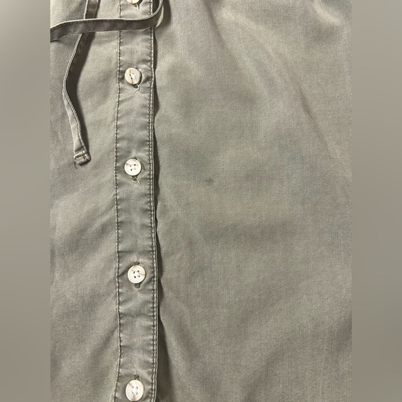 Thread & Supply Olive Green Shirt Dress. Size Large. Perfect for FALL!! - Picture 10 of 10
